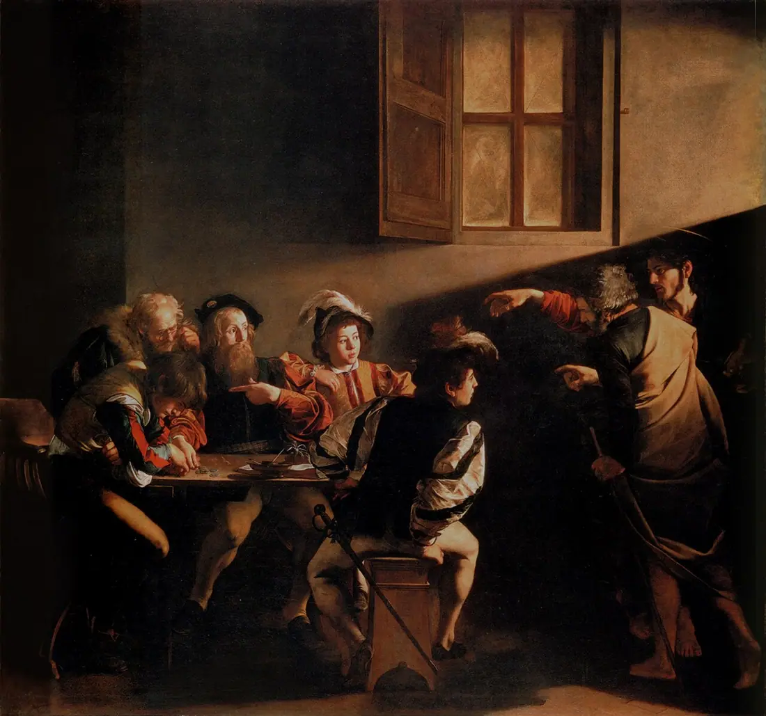 Caravaggio, Powołanie św. Mateusza
