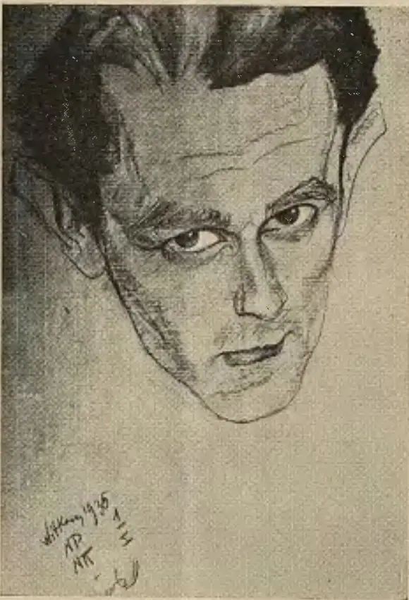 Witkacy, portret Brunona Schulza