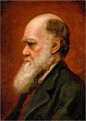 Portret Karola Darwina