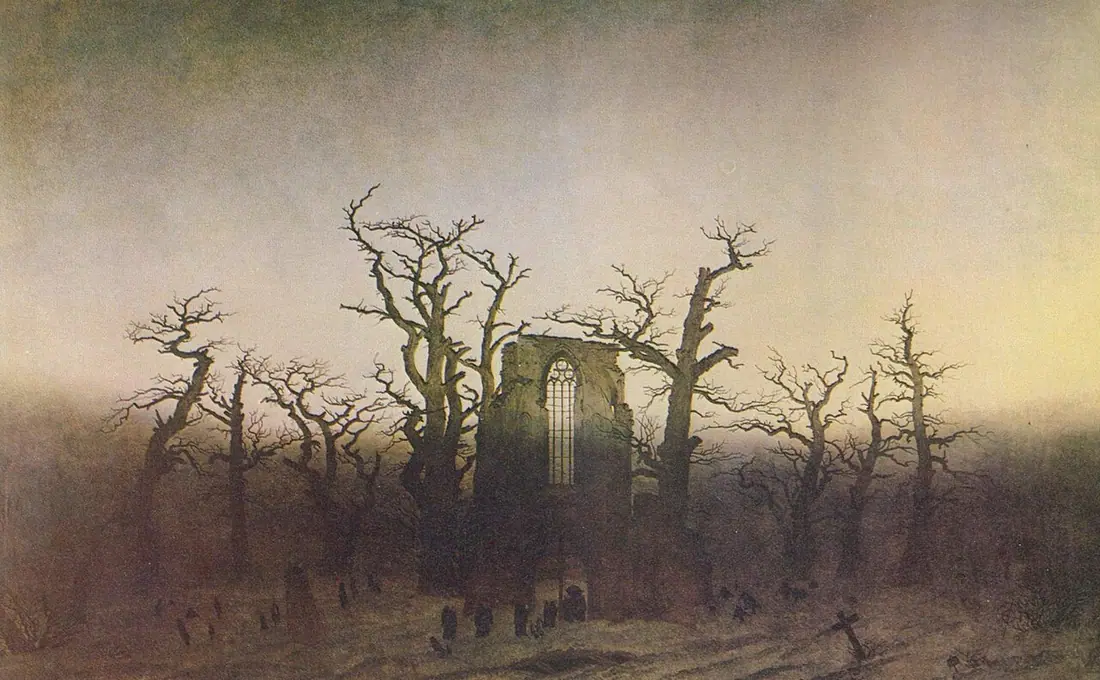 Caspar David Friedrich, Opactwo w dąbrowie