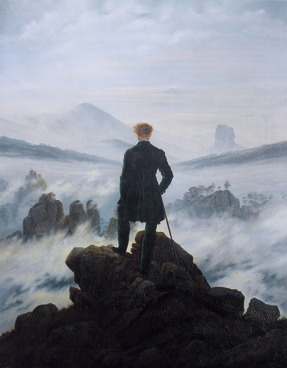 Caspar David Friedrich, Wędrowiec nad morzem mgły